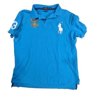 Polo Ralph Lauren Custom fit men's turquoise polo shirt size XL